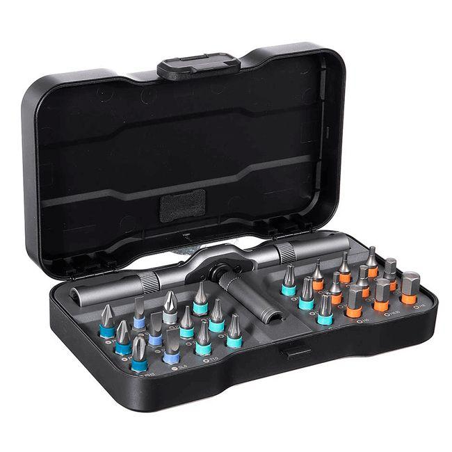 Фотография Набор инструментов Xiaomi DUKA RS1 Multipurpose Ratchet Screwdriver Set Фотография Набор инструментов Xiaomi DUKA RS1 Multipurpose Ratchet Screwdriver Set