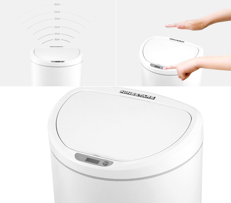 Фотография Умное мусорное ведро Xiaomi Ninestars Smart Trash Can Фотография Умное мусорное ведро Xiaomi Ninestars Smart Trash Can