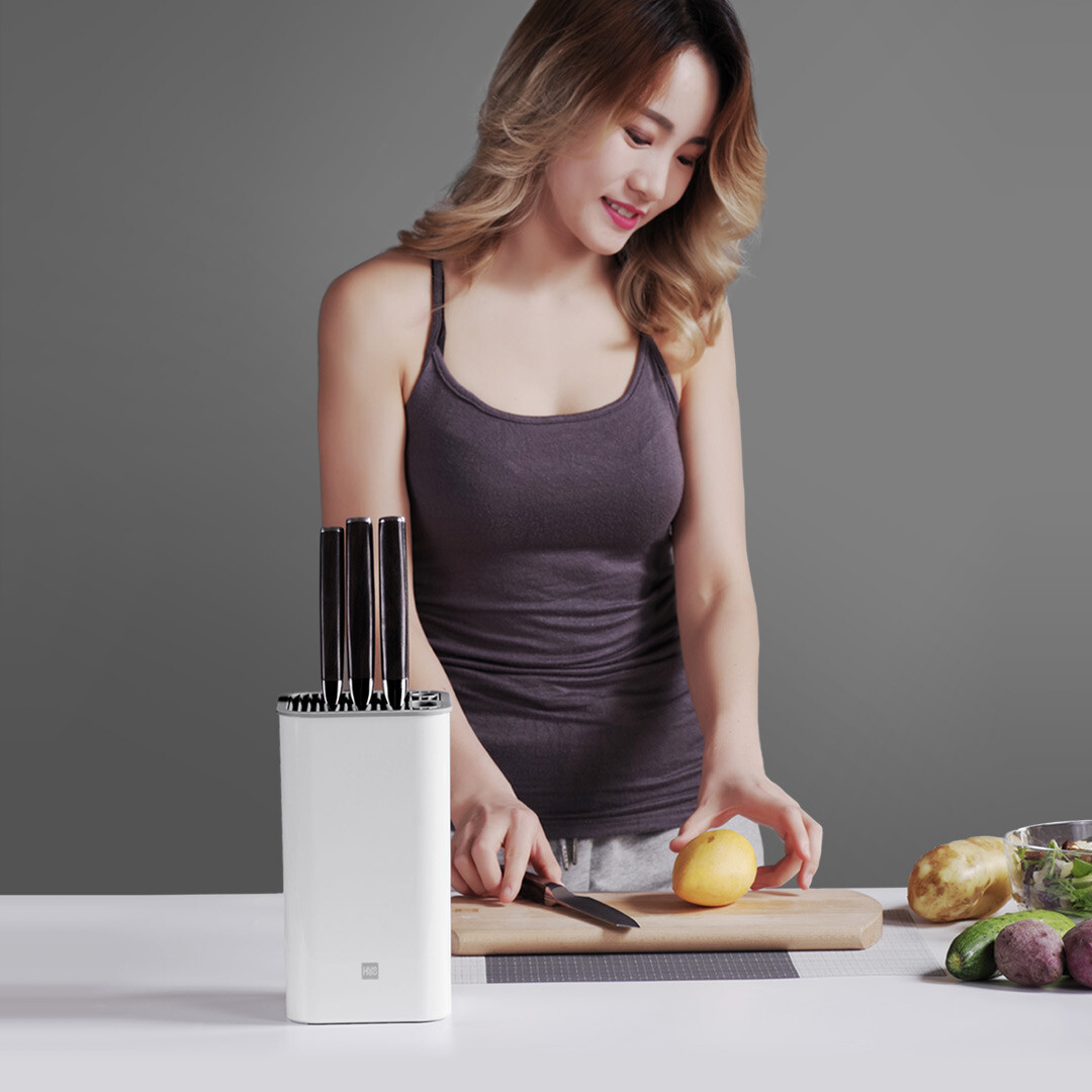 Фото Подставка для ножей Xiaomi Huo Hou Kitchen Knife Stand Tool Holder Фото Подставка для ножей Xiaomi Huo Hou Kitchen Knife Stand Tool Holder