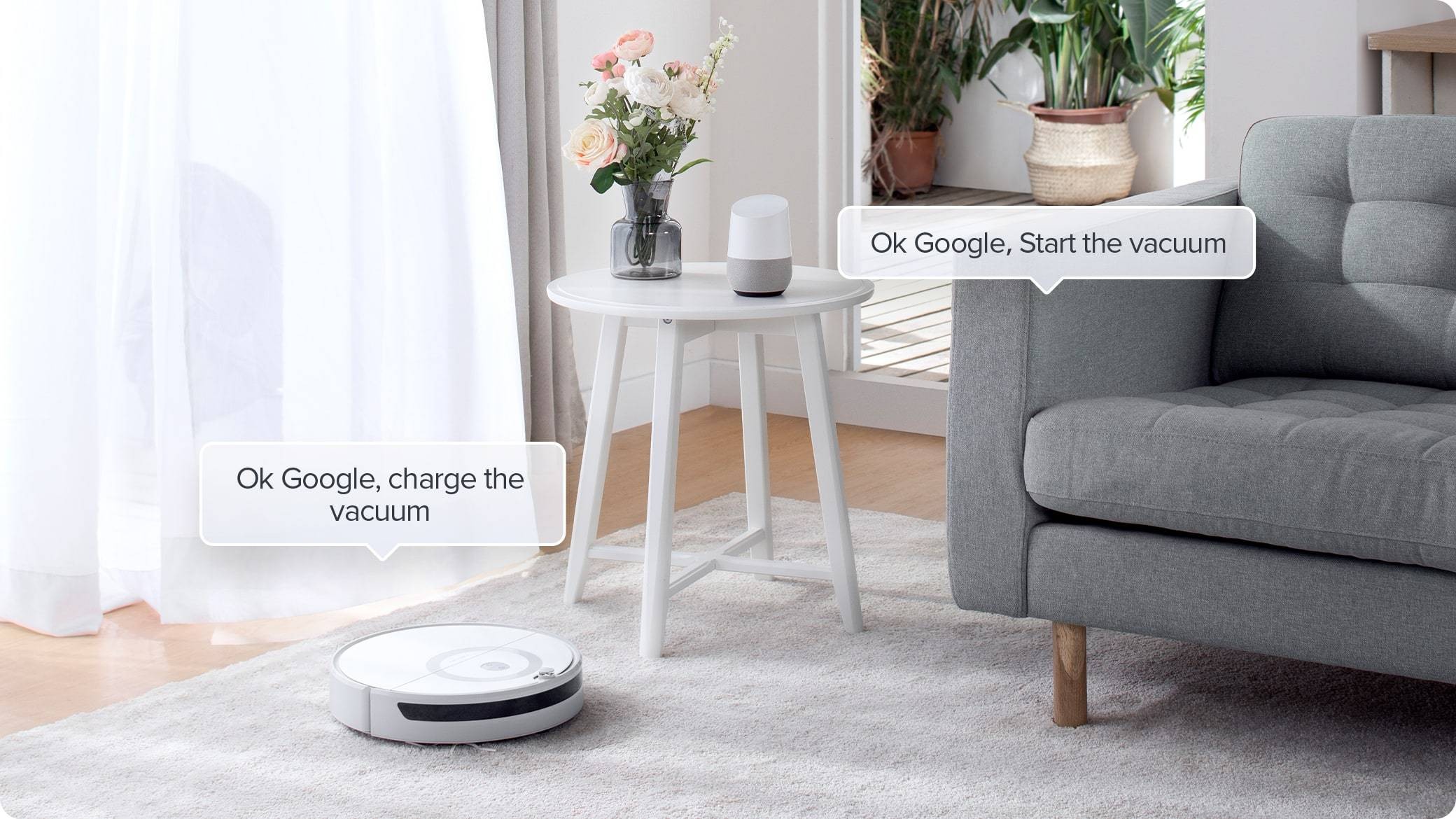 Фотография Робот-пылесос Xiaomi Roborock E5 White Фотография Робот-пылесос Xiaomi Roborock E5 White