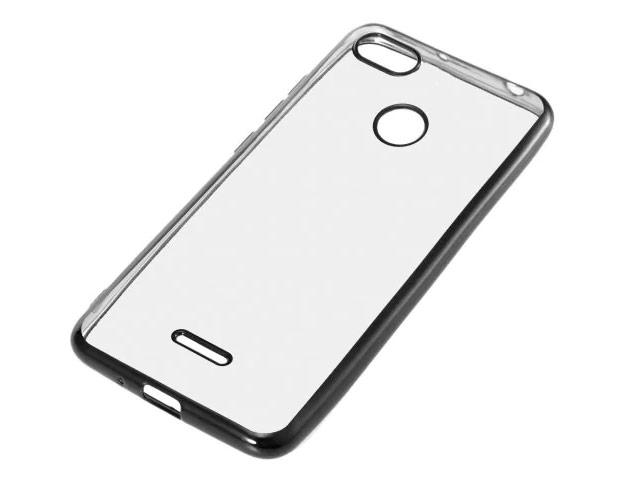 Фото Чехол Yotrix GlitterSoft для Xiaomi Redmi 6A (черный, гелевый) Фото Чехол Yotrix GlitterSoft для Xiaomi Redmi 6A (черный, гелевый)