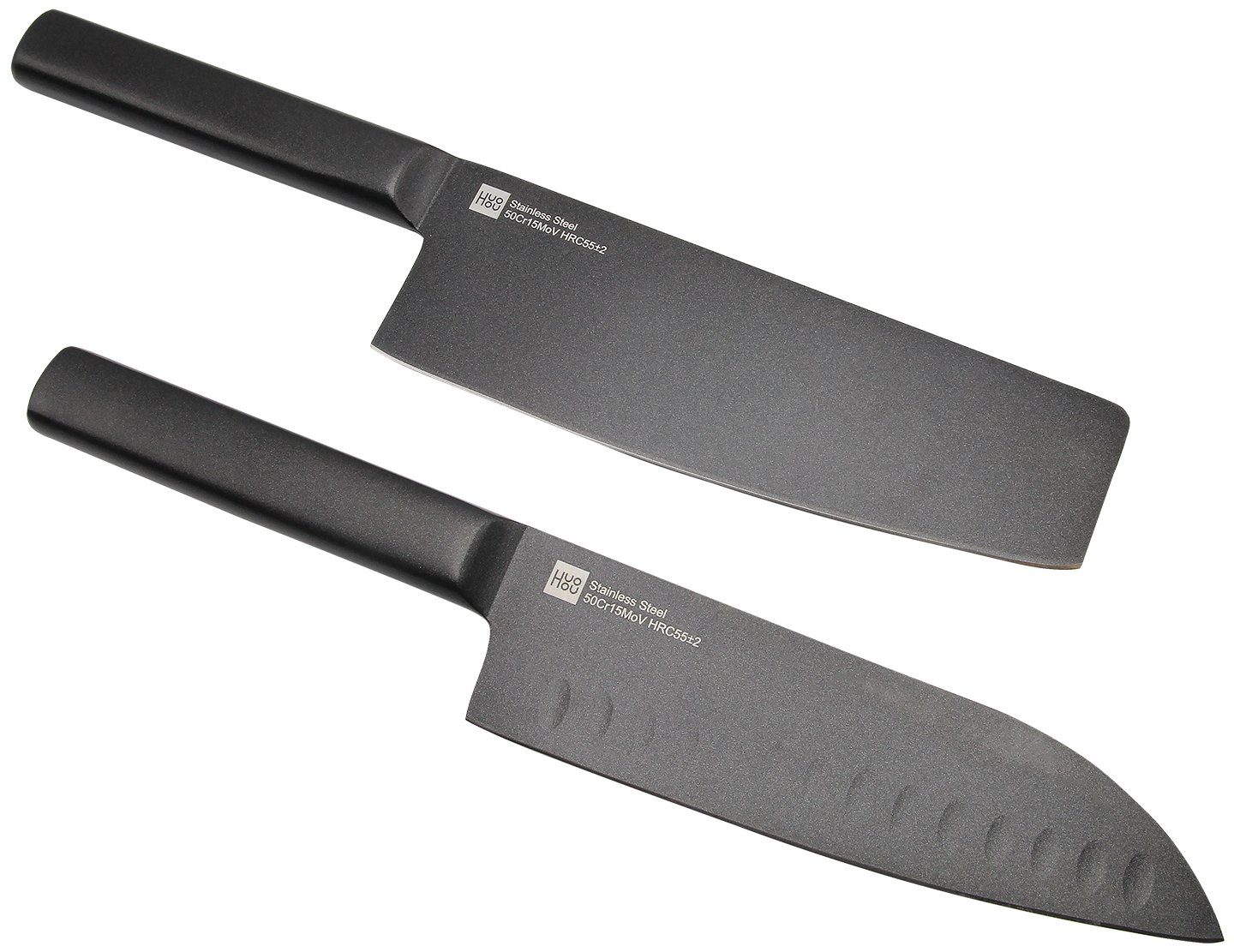 Фото Набор ножей Xiaomi Huo Hou Black 2 pcs. (HU0015)