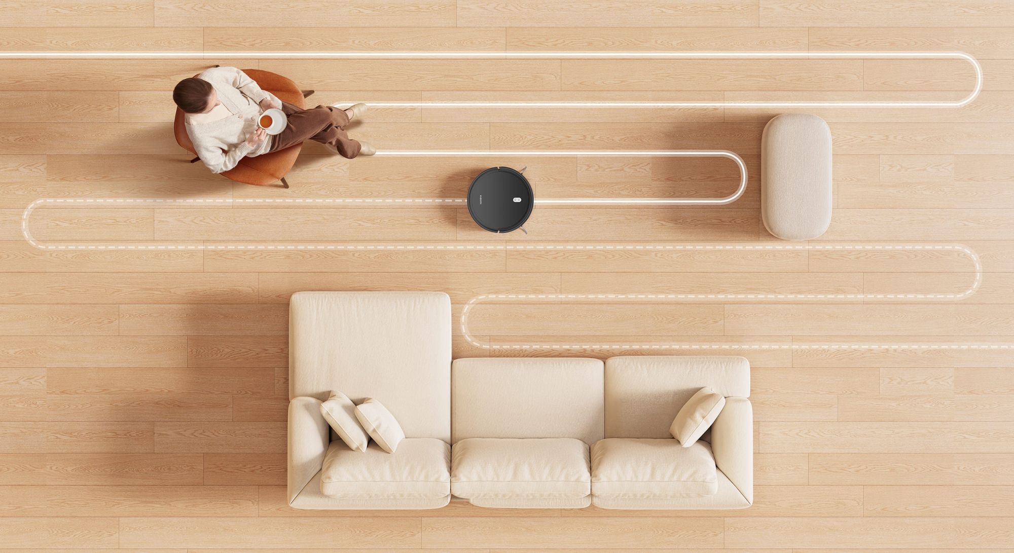 Робот-пылесос Xiaomi Robot Vacuum E5 Black (C108) Казахстан Робот-пылесос Xiaomi Robot Vacuum E5 Black (C108) Казахстан