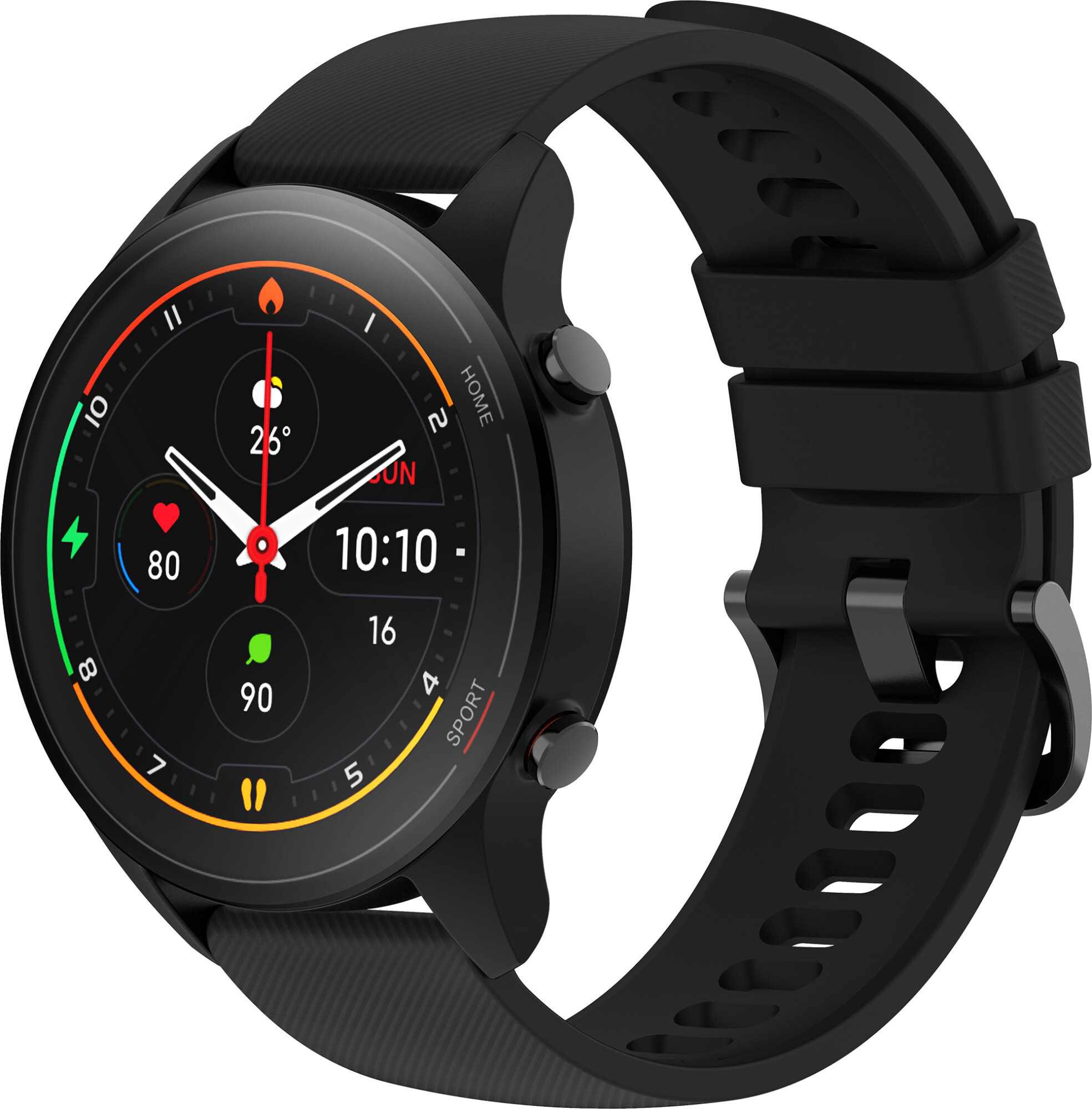 Фотография Умные часы Xiaomi Mi Watch Black (XMWTCL02) Фотография Умные часы Xiaomi Mi Watch Black (XMWTCL02)