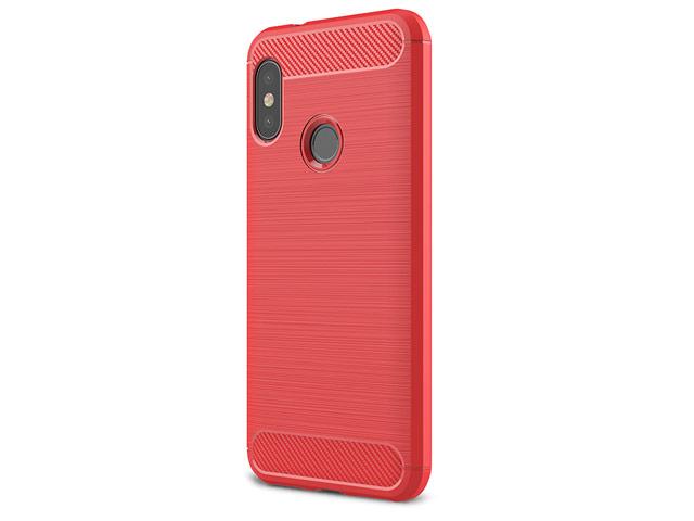 Фото Чехол Yotrix Rugged Armor для Xiaomi Redmi 6 pro (красный. гелевый) Фото Чехол Yotrix Rugged Armor для Xiaomi Redmi 6 pro (красный. гелевый)