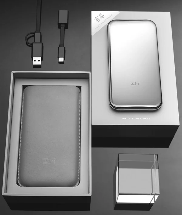 Фото Power Bank Xiaomi ZMI Space 6000 mAh Steel (QPB60) Фото Power Bank Xiaomi ZMI Space 6000 mAh Steel (QPB60)