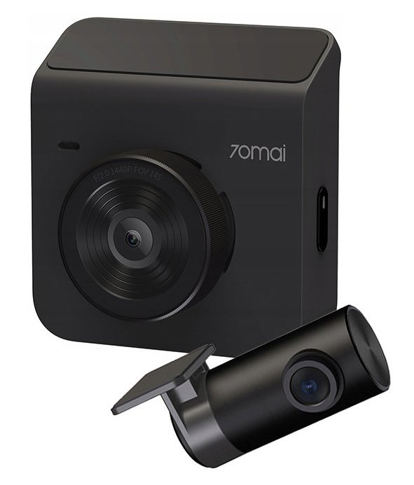 Фото Видеорегистратор Xiaomi 70mai Dash Cam Grey (A400) + Rear Camera Kit Grey Фото Видеорегистратор Xiaomi 70mai Dash Cam Grey (A400) + Rear Camera Kit Grey