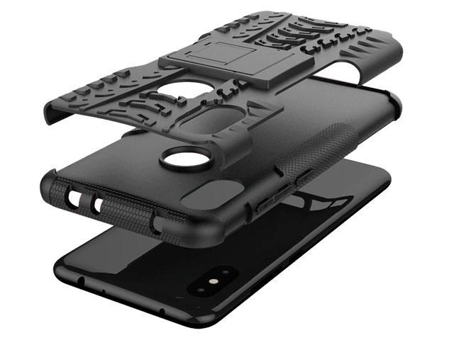 Фотография Чехол Yotrix Shockproof case для Xiaomi Redmi Note 6 (красный. пластиковый) Фотография Чехол Yotrix Shockproof case для Xiaomi Redmi Note 6 (красный. пластиковый)
