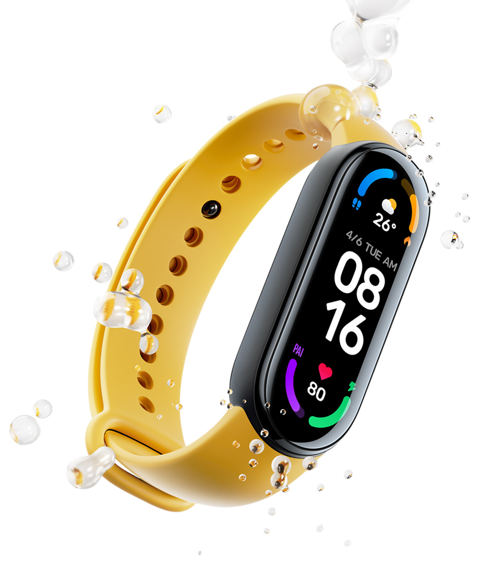 Купить Фитнес-браслет Xiaomi Mi Band 6 Dark Yellow Купить Фитнес-браслет Xiaomi Mi Band 6 Dark Yellow