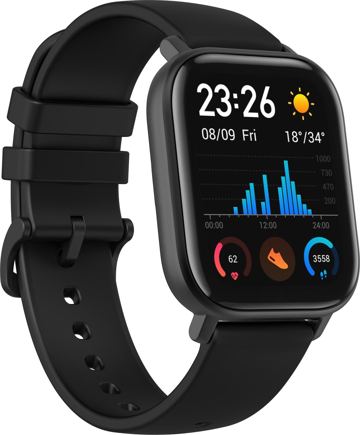 Картинка Умные часы Xiaomi Amazfit GTS Black Картинка Умные часы Xiaomi Amazfit GTS Black