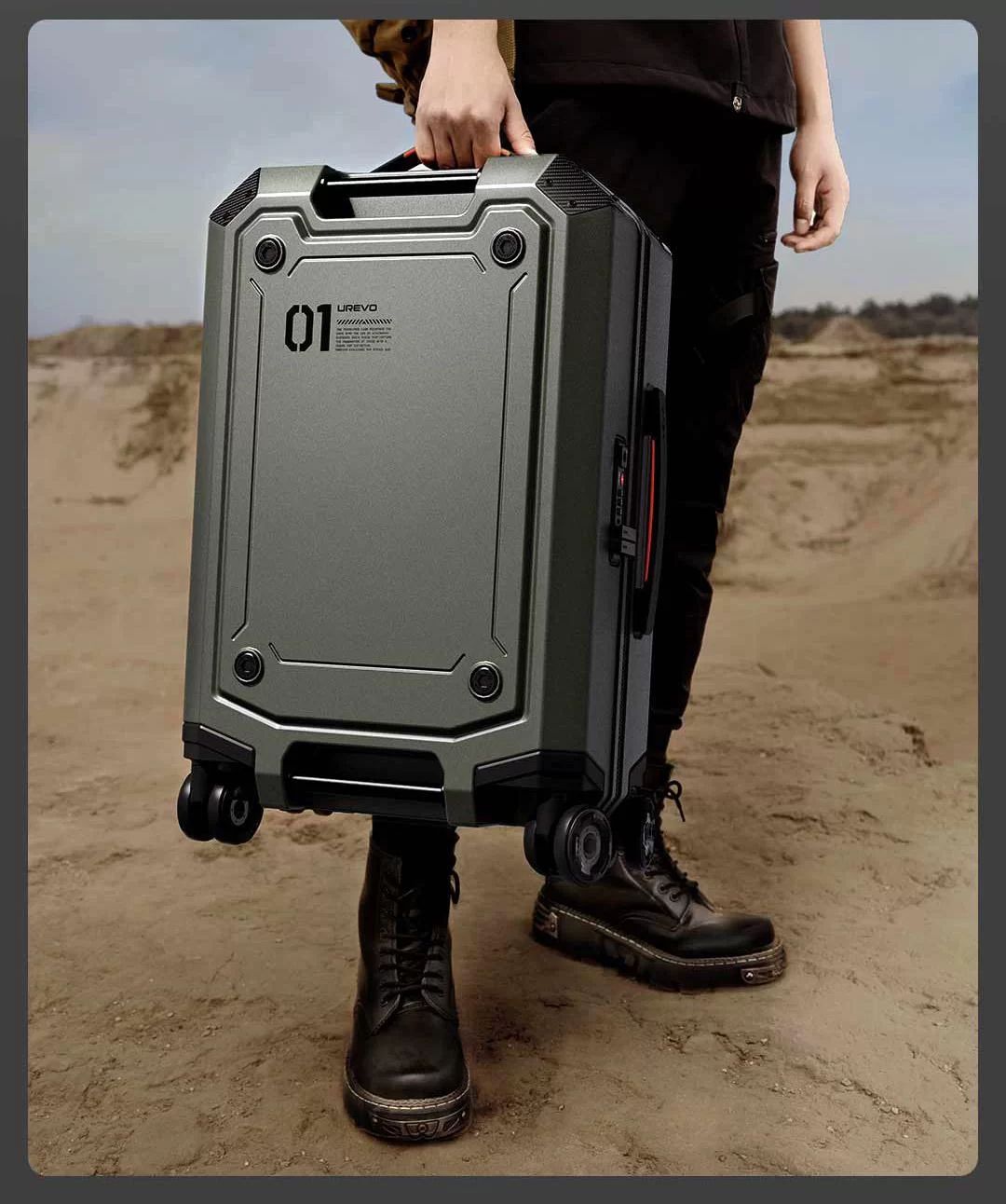 Картинка Чемодан Xiaomi Urevo Sahara Luggage 28" Black Картинка Чемодан Xiaomi Urevo Sahara Luggage 28" Black