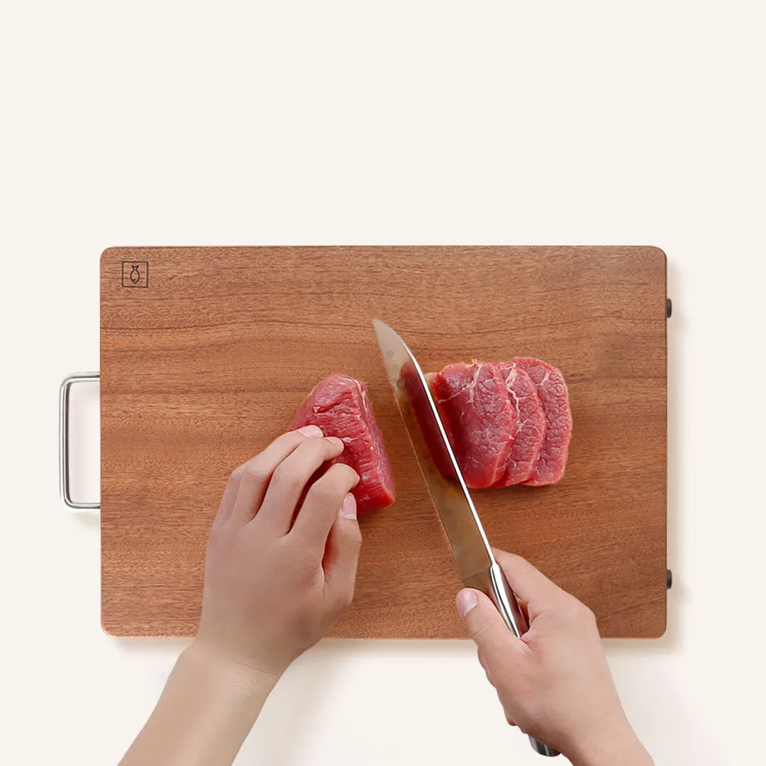 Фотография Разделочная доска Xiaomi Huo Hou Firewood Ebony Wood Cutting Board (HU0019) Фотография Разделочная доска Xiaomi Huo Hou Firewood Ebony Wood Cutting Board (HU0019)