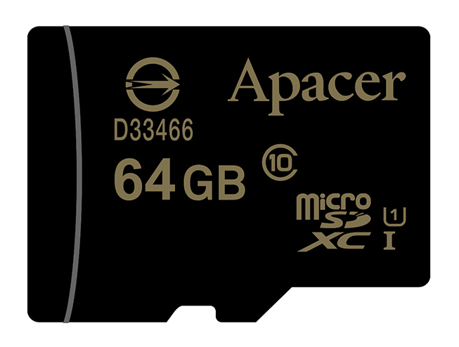 Фото Карта памяти Apacer AP64GMCSX10U1-R 64GB Фото Карта памяти Apacer AP64GMCSX10U1-R 64GB