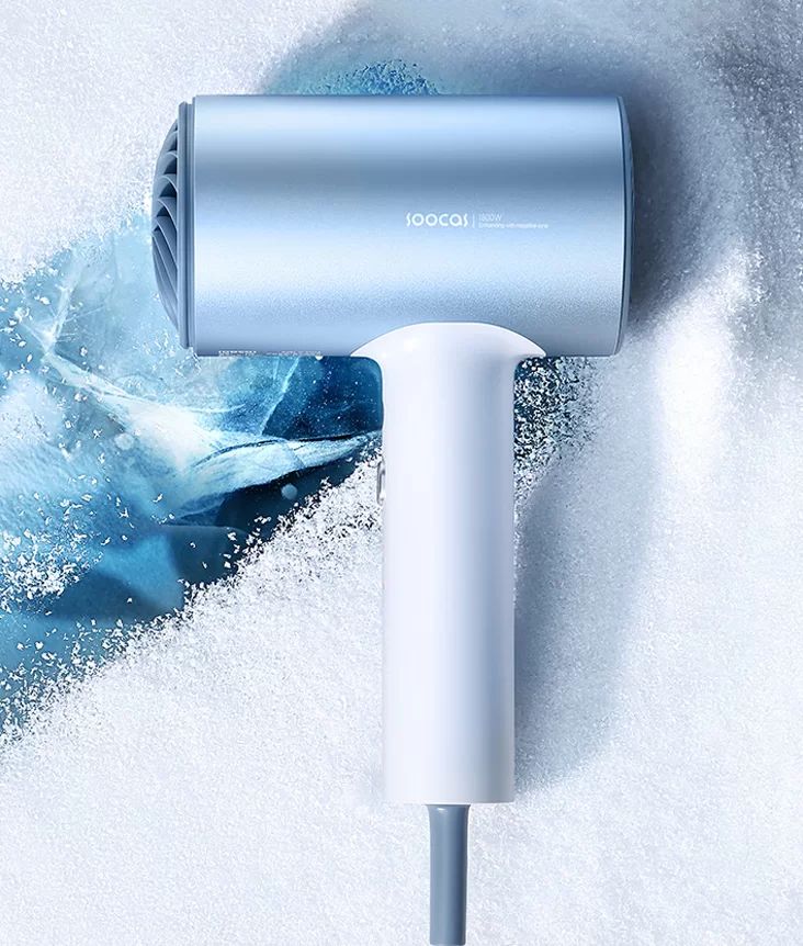 Фотография Фен Xiaomi Soocas H5 White/Blue Фотография Фен Xiaomi Soocas H5 White/Blue