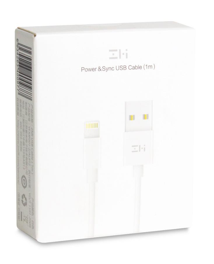 Картинка Кабель USB-Lightning ZMI AL813 White 1.0 m Картинка Кабель USB-Lightning ZMI AL813 White 1.0 m