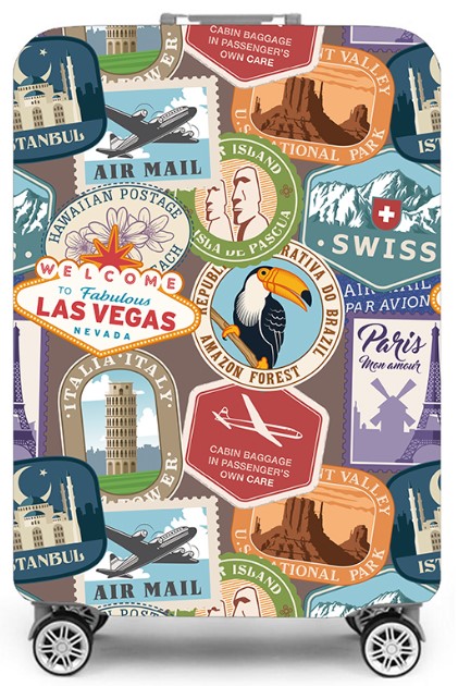 Фото Чехол для чемодана 20' Travelsky Las Vegas S Фото Чехол для чемодана 20' Travelsky Las Vegas S