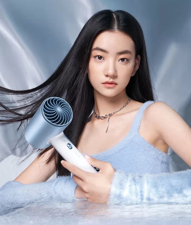 Картинка Фен Xiaomi Soocas H5 White/Blue Картинка Фен Xiaomi Soocas H5 White/Blue