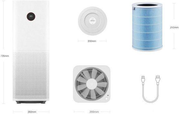 Цена Очиститель воздуха Xiaomi Mi Air Purifier 2S Цена Очиститель воздуха Xiaomi Mi Air Purifier 2S