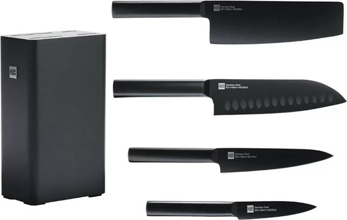 Фотография Набор ножей Xiaomi Huo Hou Fire Waiting Steel Knife 5 pcs. (HU0076) Фотография Набор ножей Xiaomi Huo Hou Fire Waiting Steel Knife 5 pcs. (HU0076)
