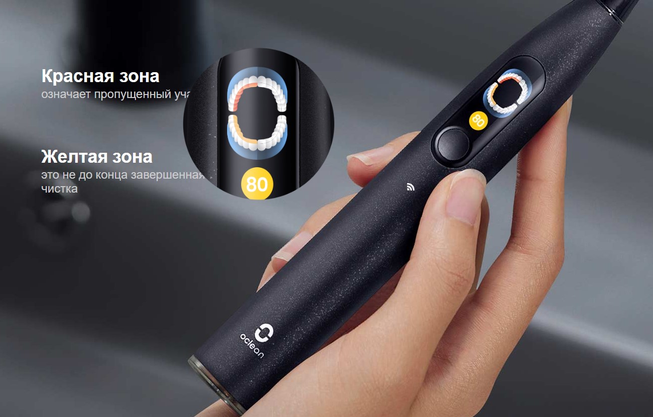Цена Умная зубная щетка Xiaomi Oclean X Ultra S Black Цена Умная зубная щетка Xiaomi Oclean X Ultra S Black