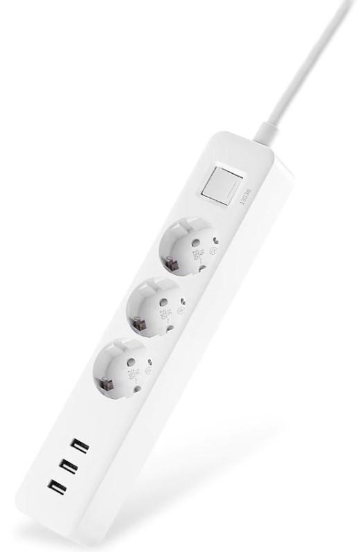Фото Удлинитель Mi Power Strip 3 розетки и 3 USB порта White (EU) Фото Удлинитель Mi Power Strip 3 розетки и 3 USB порта White (EU)