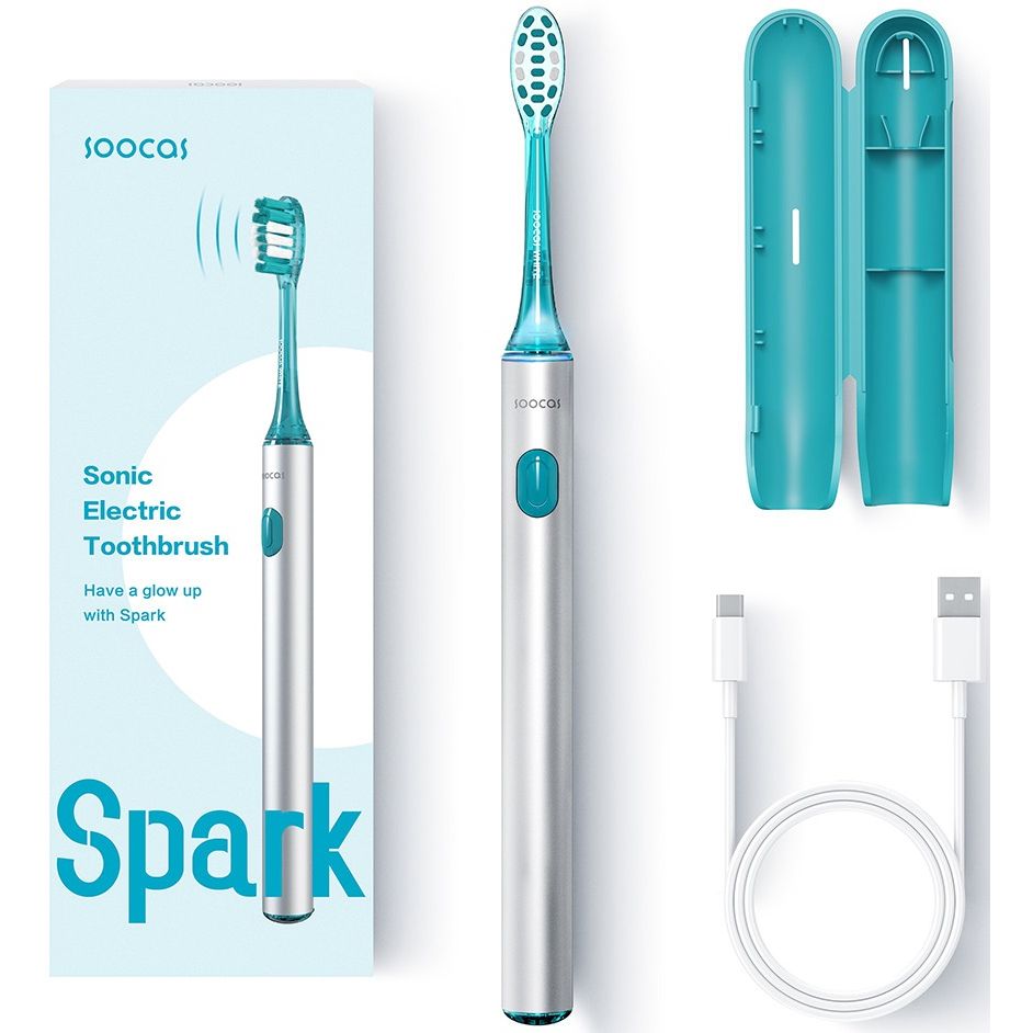 Фотография Умная зубная щетка Xiaomi Soocas Spark Blue (MT1) Фотография Умная зубная щетка Xiaomi Soocas Spark Blue (MT1)