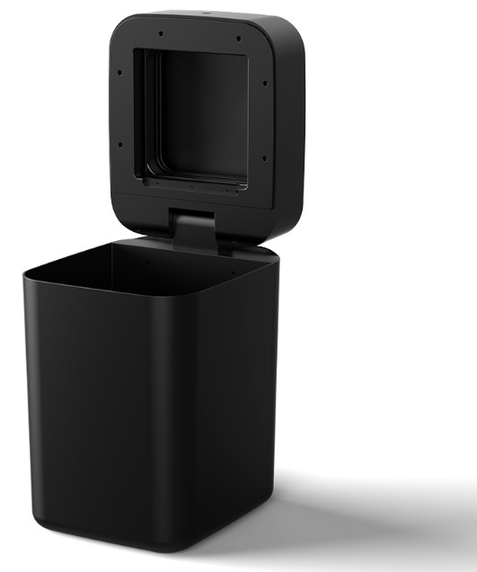 Фотография Умное мусорное ведро Xiaomi Townew Smart Trash Can T1S Black Фотография Умное мусорное ведро Xiaomi Townew Smart Trash Can T1S Black