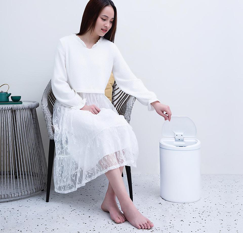 Умное мусорное ведро Xiaomi Ninestars Smart Trash Can заказать Умное мусорное ведро Xiaomi Ninestars Smart Trash Can заказать