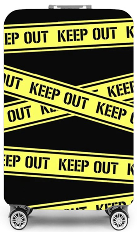 Фото Чехол для чемодана 20' Travelsky Keep Out S Фото Чехол для чемодана 20' Travelsky Keep Out S