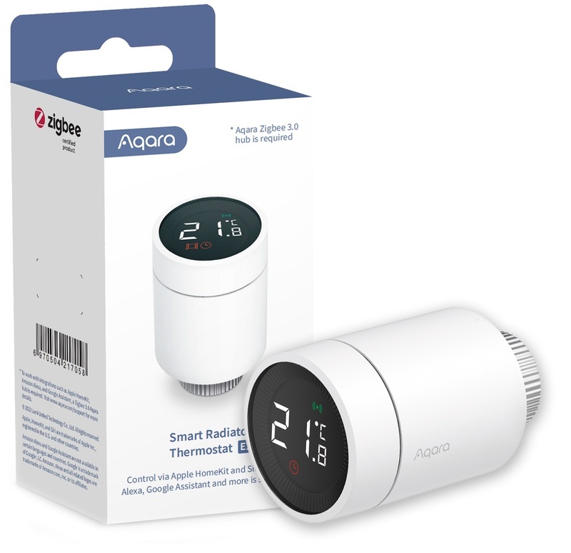 Фотография Термостат для радиатора Xiaomi Aqara Smart Radiator Thermostat E1 (SRTS-A01) Фотография Термостат для радиатора Xiaomi Aqara Smart Radiator Thermostat E1 (SRTS-A01)