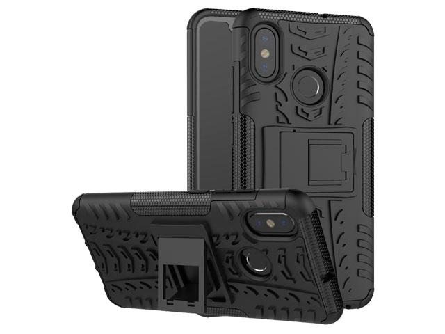 Фото Чехол Yotrix Shockproof case для Xiaomi Mi 8 (черный. пластиковый) Фото Чехол Yotrix Shockproof case для Xiaomi Mi 8 (черный. пластиковый)