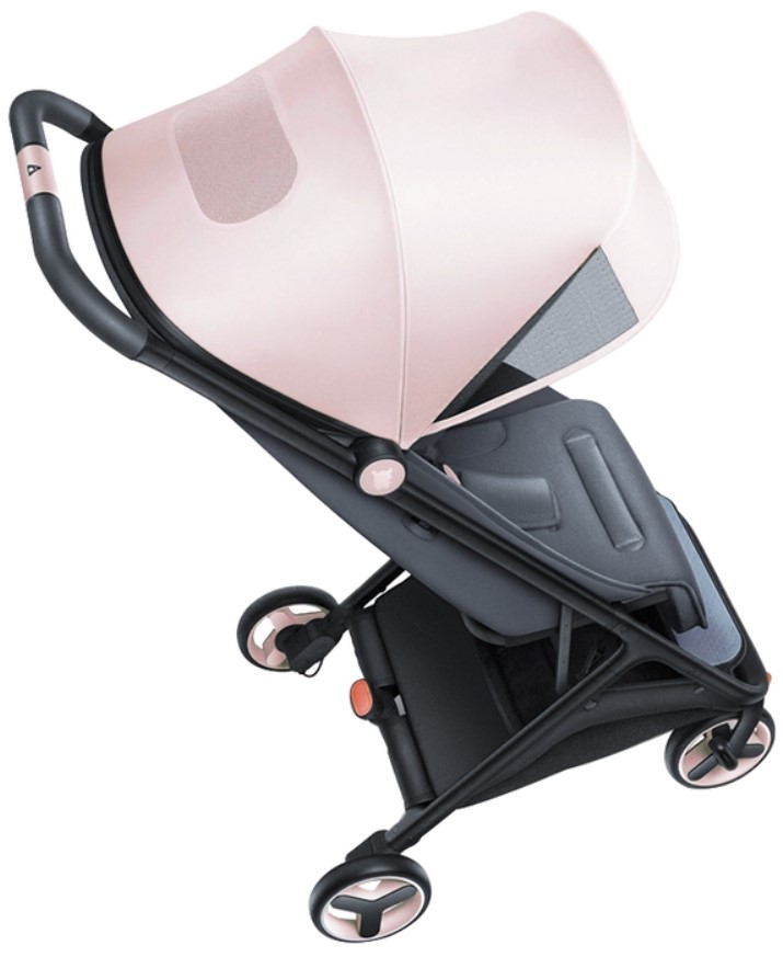 Картинка Коляска прогулочная Xiaomi MITU Folding Stroller Pink Картинка Коляска прогулочная Xiaomi MITU Folding Stroller Pink