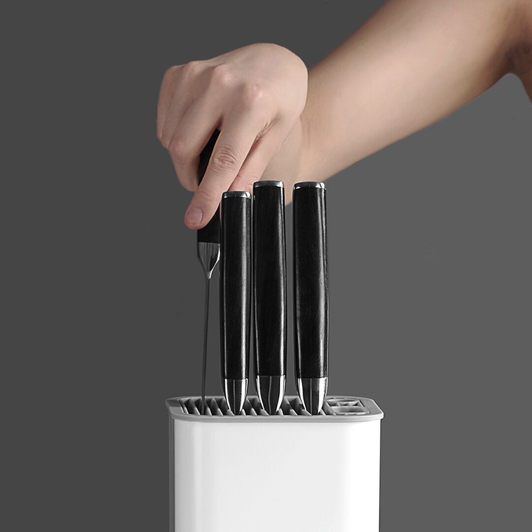 Фотография Подставка для ножей Xiaomi Huo Hou Kitchen Knife Stand Tool Holder Фотография Подставка для ножей Xiaomi Huo Hou Kitchen Knife Stand Tool Holder