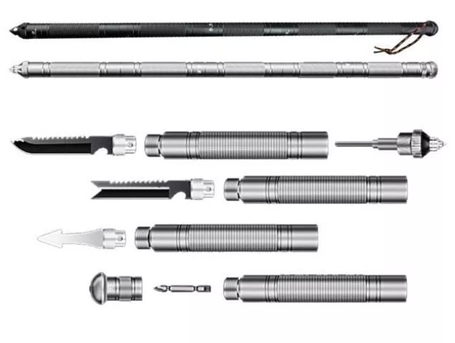 Фото Туристический набор Xiaomi HX Outdoors Multifunctional Tactical Stick Фото Туристический набор Xiaomi HX Outdoors Multifunctional Tactical Stick