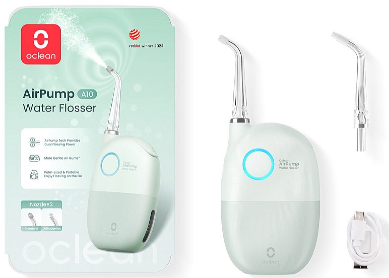Фото Ирригатор Xiaomi Oclean Oral Irrigator А10 Green Фото Ирригатор Xiaomi Oclean Oral Irrigator А10 Green