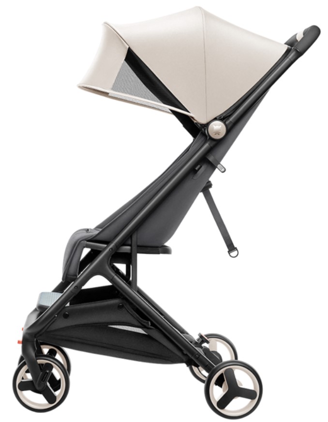 Фотография Коляска прогулочная Xiaomi MITU Folding Stroller Beige Фотография Коляска прогулочная Xiaomi MITU Folding Stroller Beige