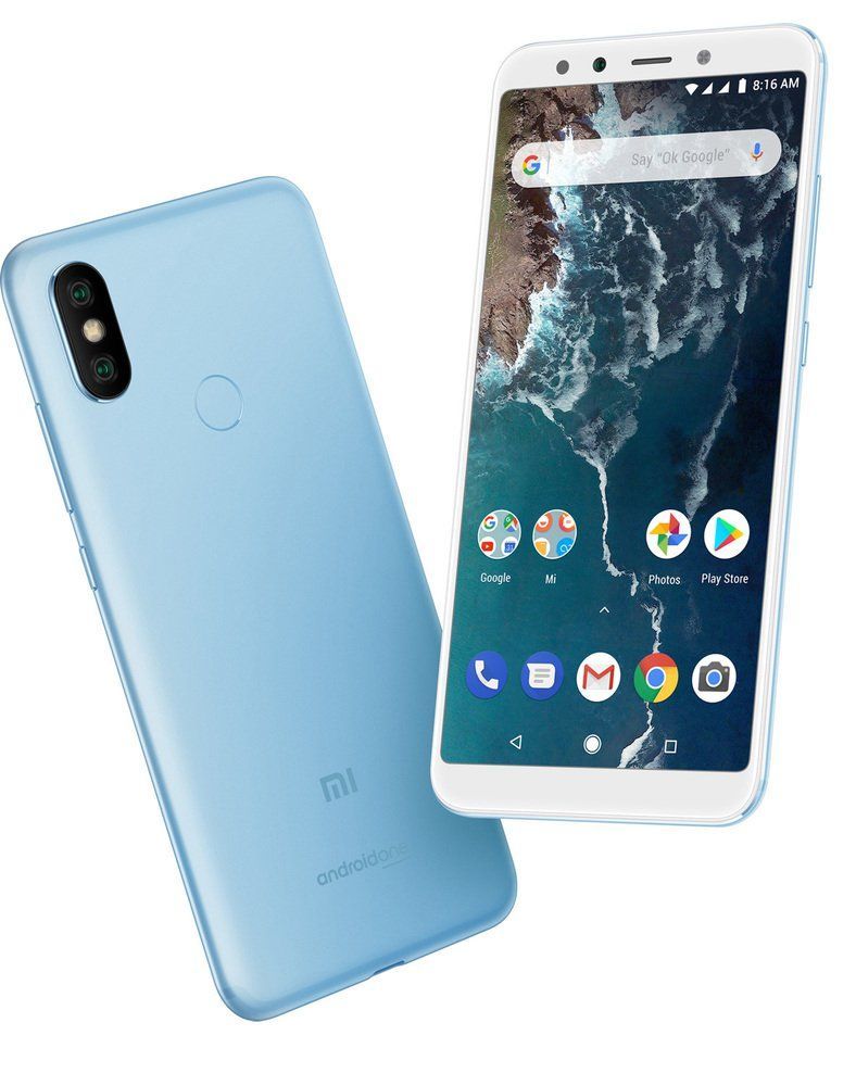 Картинка Смартфон Xiaomi Mi A2 128Gb Blue Картинка Смартфон Xiaomi Mi A2 128Gb Blue