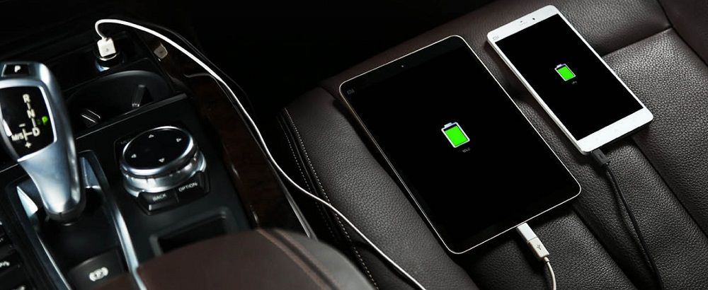 Автомобильное ЗУ Xiaomi Car Charger Silver заказать Автомобильное ЗУ Xiaomi Car Charger Silver заказать