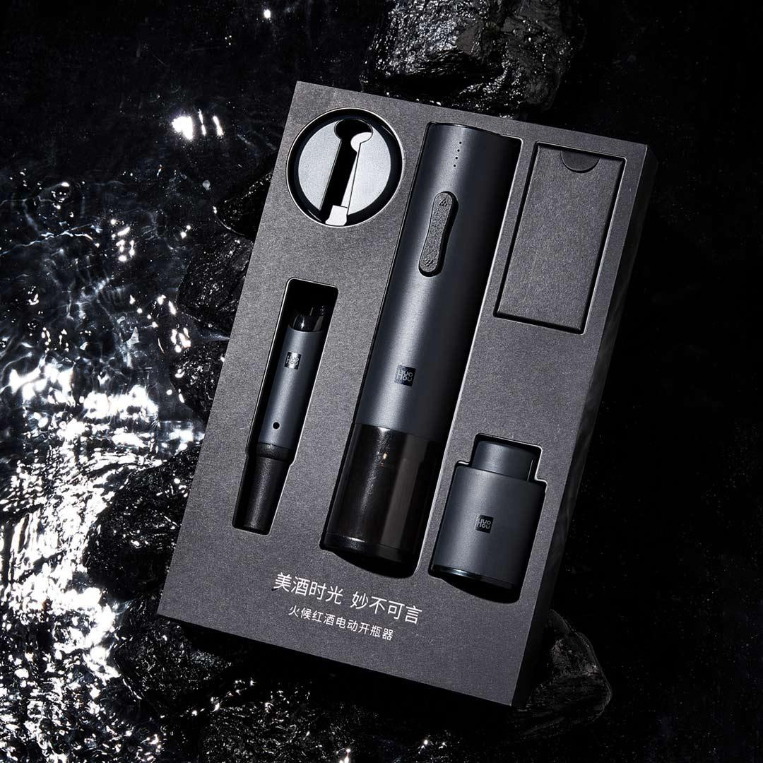 Фото Автоматический штопор и набор для вина Xiaomi HuoHou Wine Electric Bottle Opener Deluxe Set Фото Автоматический штопор и набор для вина Xiaomi HuoHou Wine Electric Bottle Opener Deluxe Set