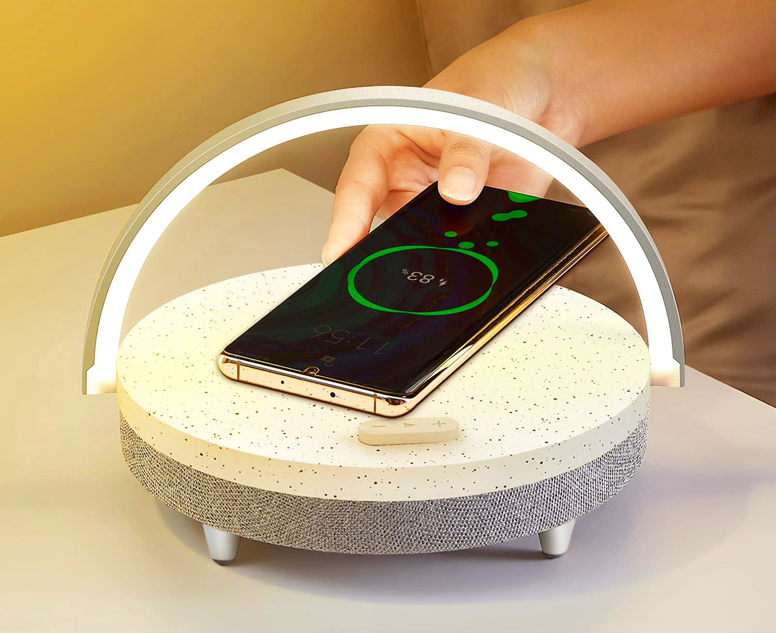Настольная лампа-колонка Xiaomi Ezvalo Wireless Charging Music Desk Light заказать Настольная лампа-колонка Xiaomi Ezvalo Wireless Charging Music Desk Light заказать