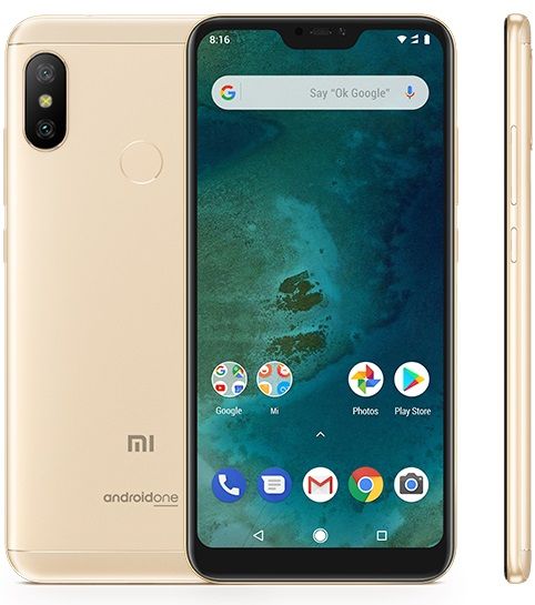 Фотография Смартфон Xiaomi Mi A2 Lite 4+64Gb Gold Фотография Смартфон Xiaomi Mi A2 Lite 4+64Gb Gold