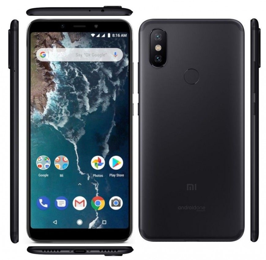Фотография Смартфон Xiaomi Mi A2 32Gb Black Фотография Смартфон Xiaomi Mi A2 32Gb Black