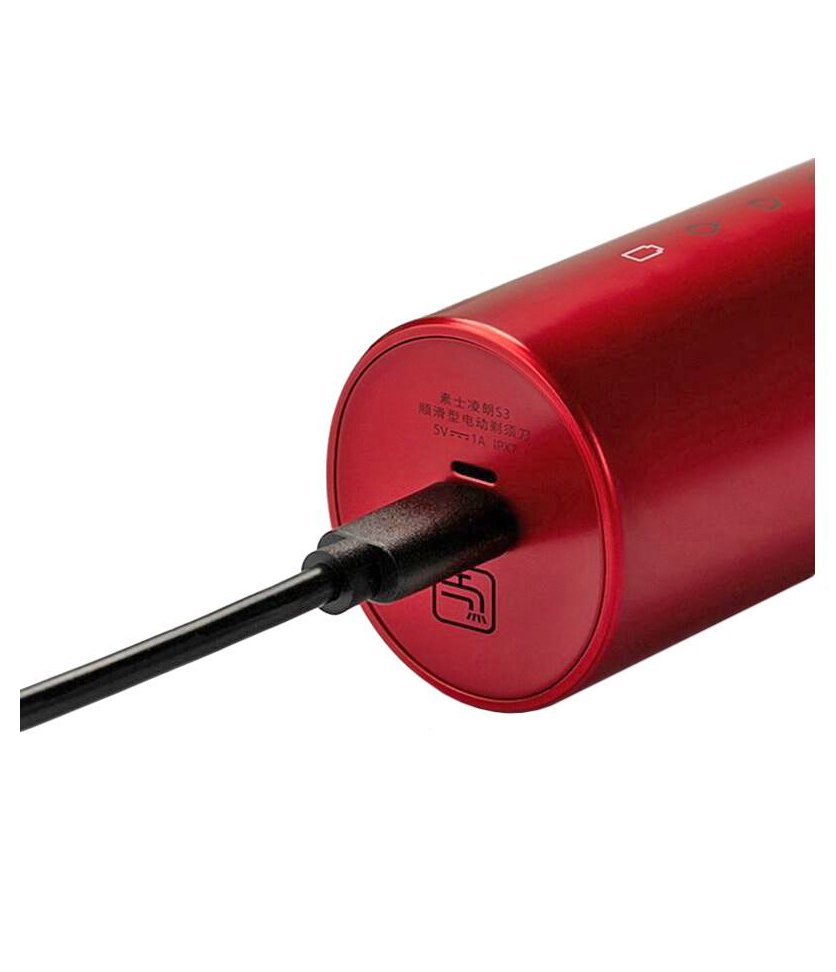Фотография Электробритва Xiaomi Soocas Electric Shaver S3 Red Фотография Электробритва Xiaomi Soocas Electric Shaver S3 Red