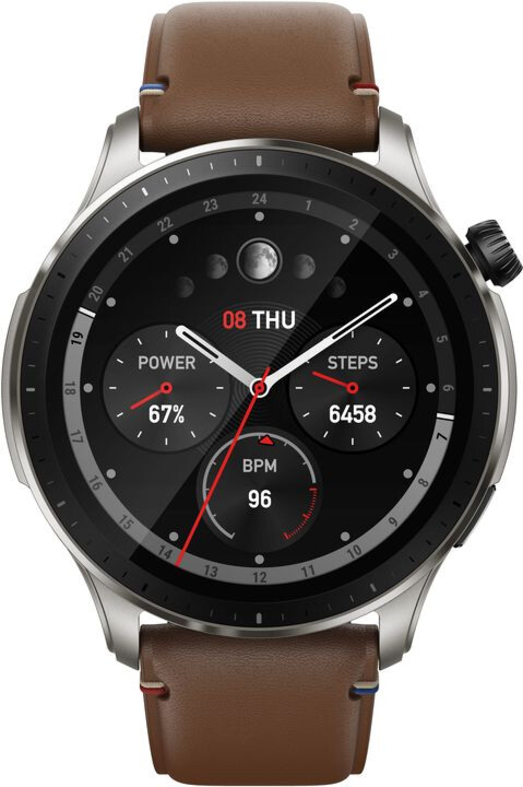 Фото Умные часы Xiaomi Amazfit GTR 4 Brown Leather (A2166) Фото Умные часы Xiaomi Amazfit GTR 4 Brown Leather (A2166)