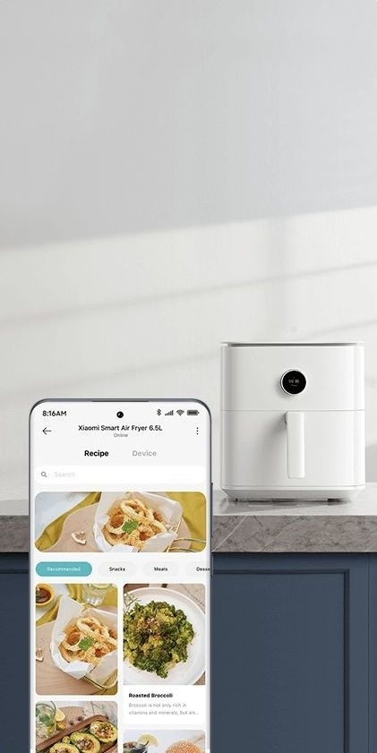 Картинка Аэрогриль Xiaomi Smart Air Fryer White (MAF10) Картинка Аэрогриль Xiaomi Smart Air Fryer White (MAF10)