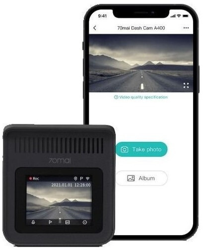 Картинка Видеорегистратор Xiaomi 70mai Dash Cam Beige (A400) Картинка Видеорегистратор Xiaomi 70mai Dash Cam Beige (A400)