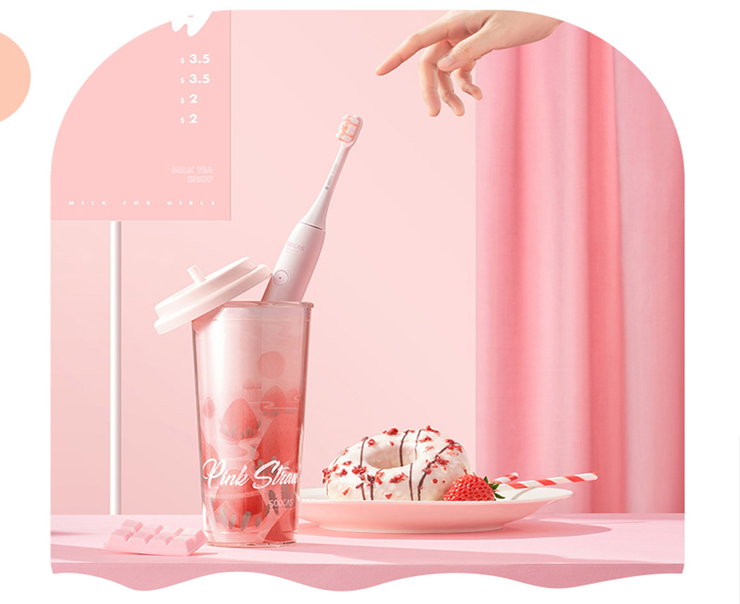 Фотография Зубная щетка Xiaomi Soocas V2 Pink Фотография Зубная щетка Xiaomi Soocas V2 Pink