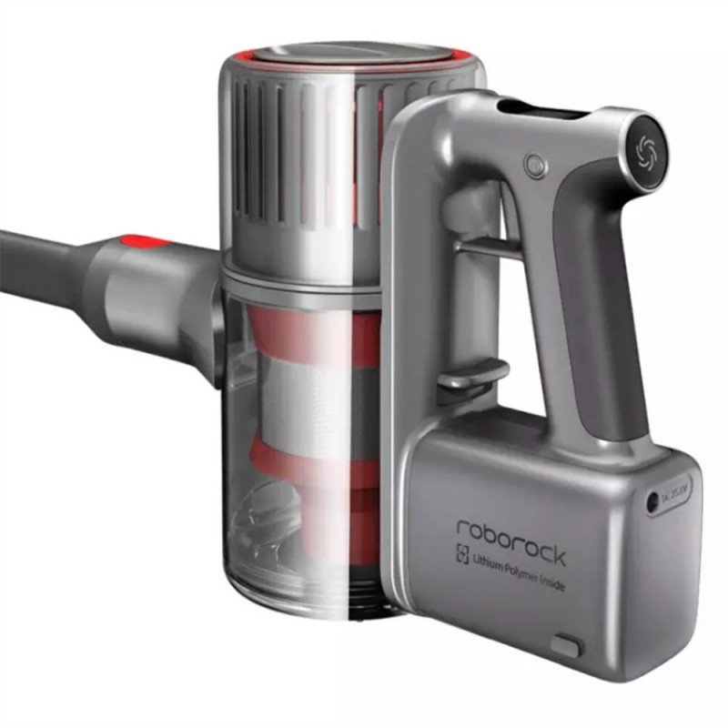 Картинка Пылесос Xiaomi Roborock Mace H6 Silver-Red Картинка Пылесос Xiaomi Roborock Mace H6 Silver-Red
