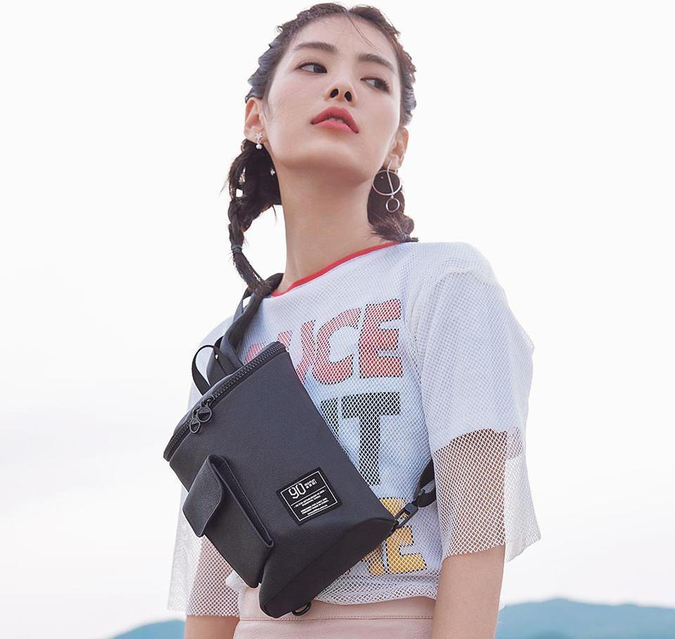 Сумка Xiaomi 90FUN Chic Leisure Waist Bag Black Казахстан Сумка Xiaomi 90FUN Chic Leisure Waist Bag Black Казахстан