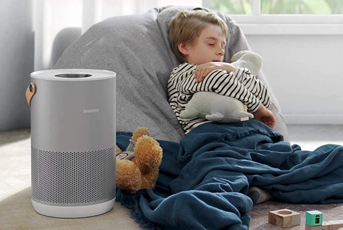 Картинка Очиститель воздуха Xiaomi Smartmi Air Purifier P1 Silver Картинка Очиститель воздуха Xiaomi Smartmi Air Purifier P1 Silver